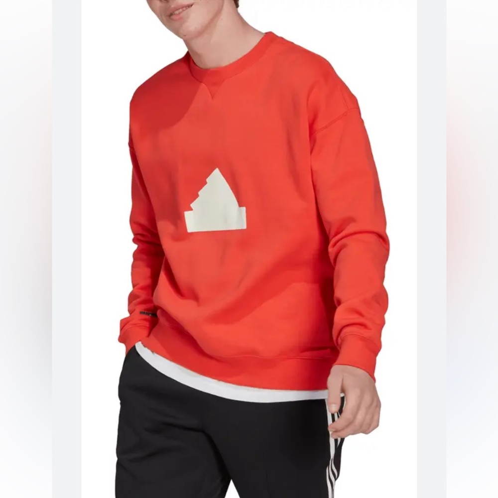 Adidas Sportswear Fleece Crewneck sweatshirt multisport men’s size XL.